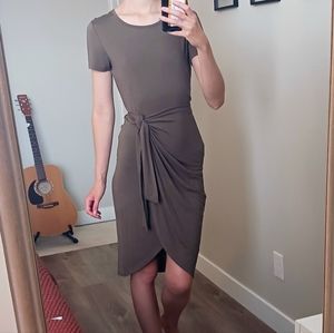 Calvin Klein wrap dress short sleeve